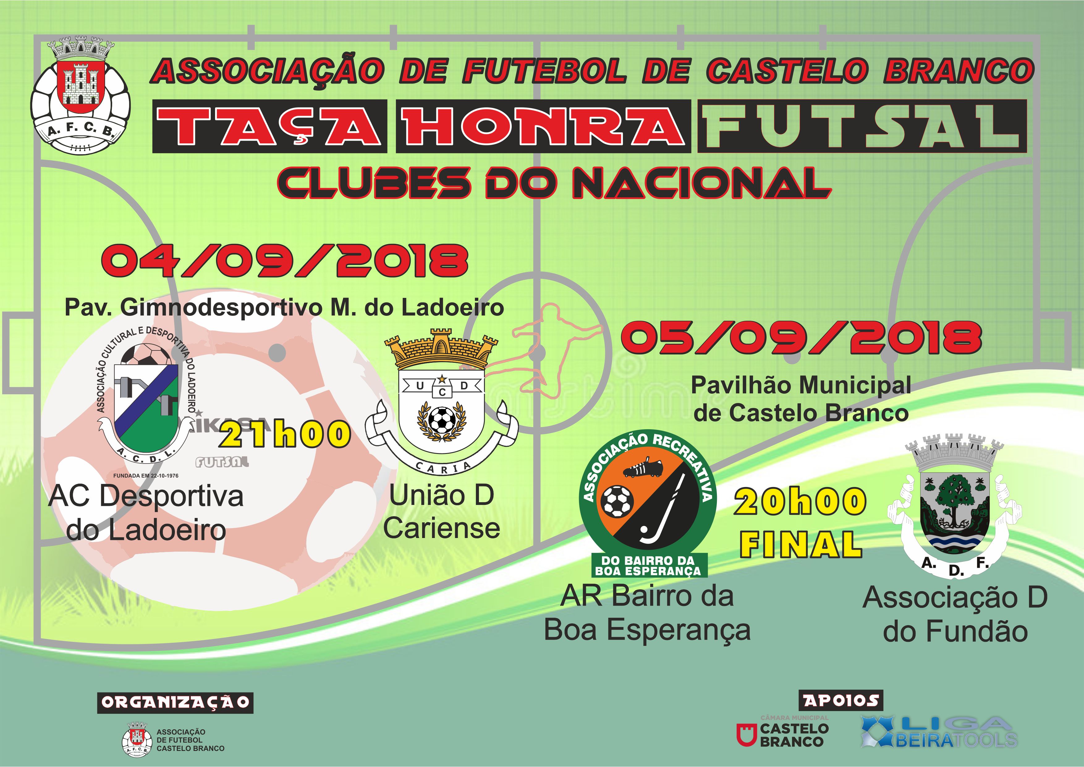 Taça de Honra _ Clubes Provas Nacionais de Futsal