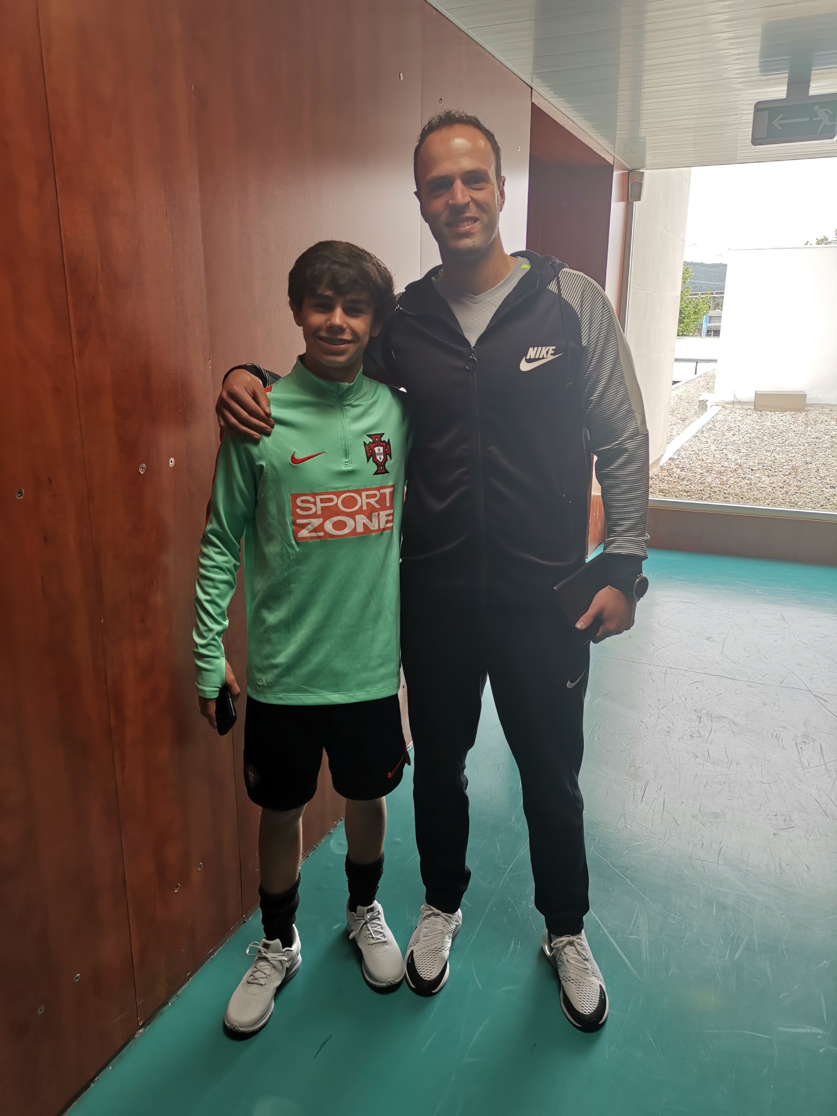 João Nave no Estagio de Observação de Futsal Sub15 