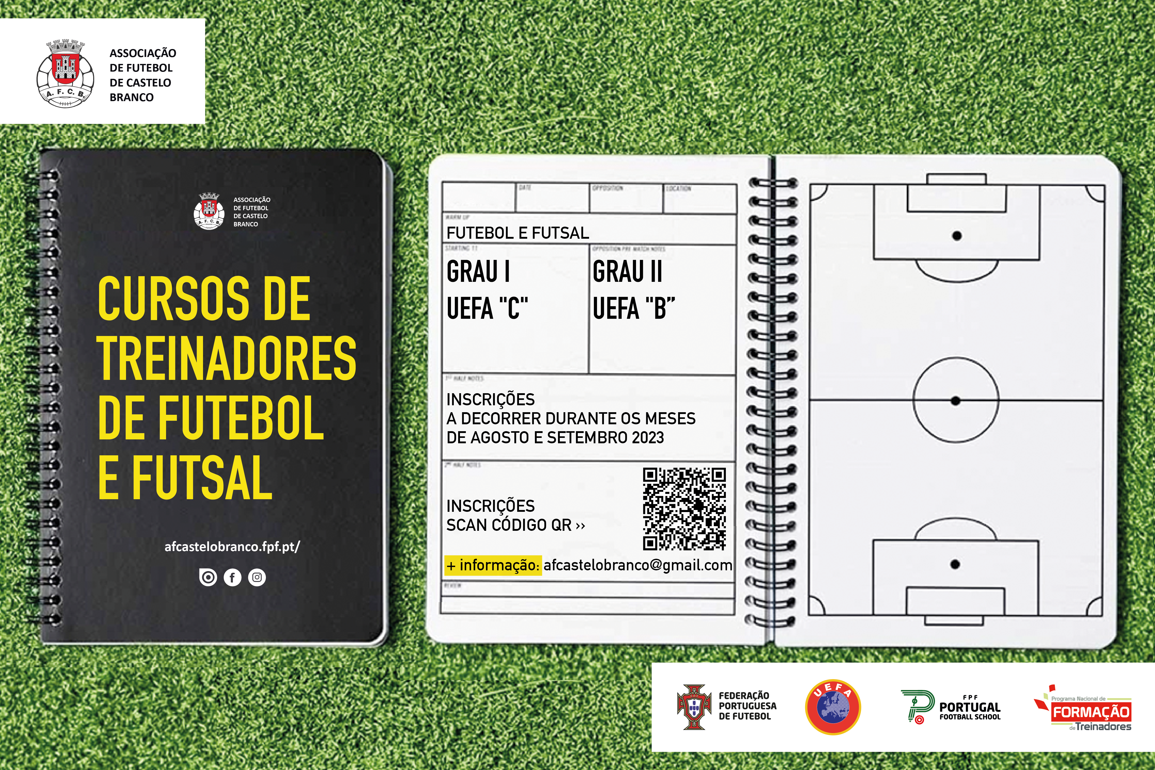 Curso de Treinador: Pré-inscrições abertas em agosto e setembro